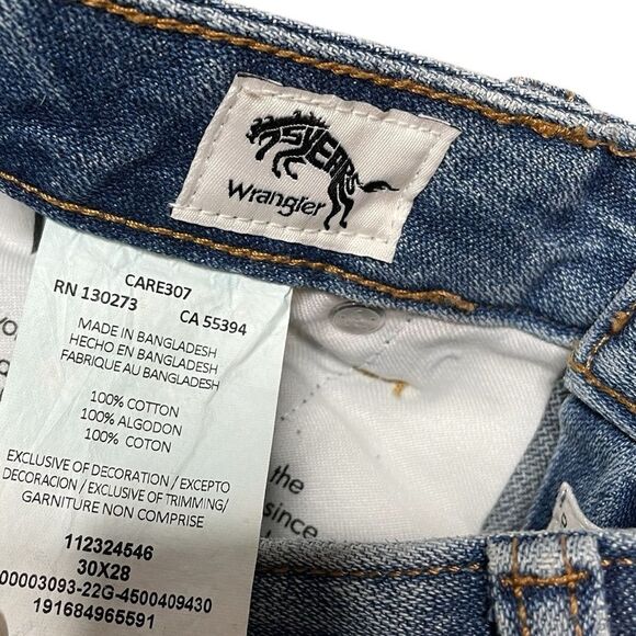 NWOT WRANGLER Heritage Slim Walker Jeans Size 30x28 - Picture 8 of 10
